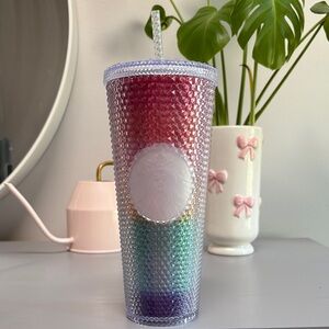 Starbucks Rainbow Studded Tumbler